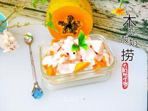 吃瓜群众酸奶捞,夏日清凉新宠，美味与健康的完美结合